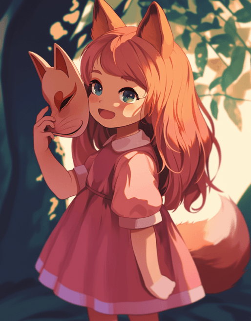 Akari the Fox and the Magical Festival book cover